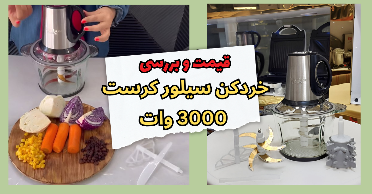 قیمت و بررسی خردکن سیلور کرست 3000 وات