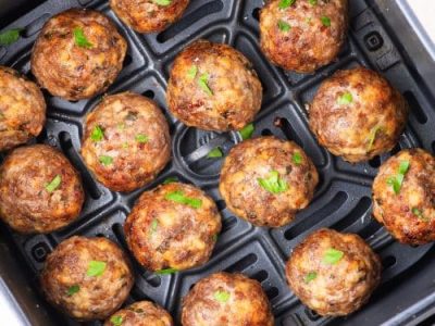 آشپزی با گوشت چرخ‌کرده در ایرفرایر