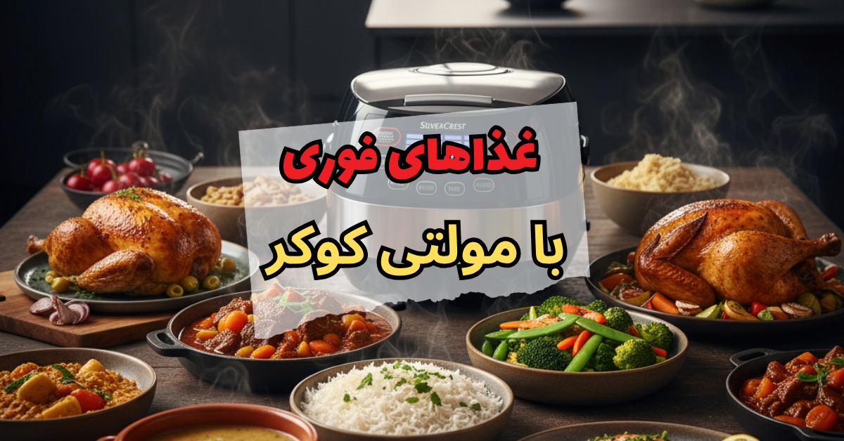 غذاهای فوری با مولتی کوکر