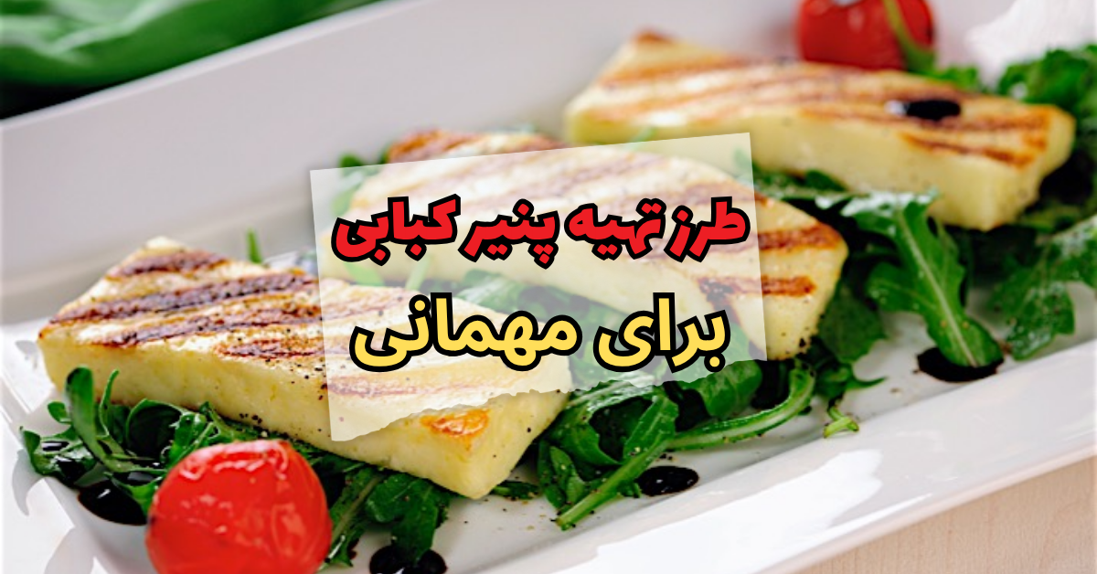 طرز تهیه پنیر کبابی برای مهمانی